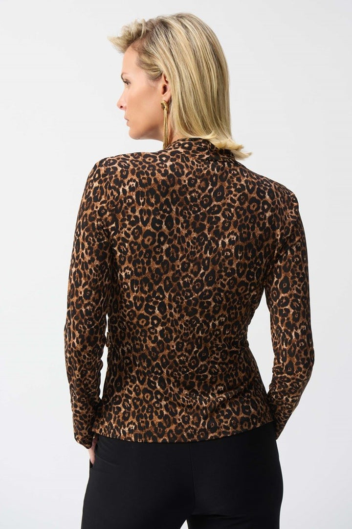 silky-knit-animal-print-fitted-top-in-beige-black-joseph-ribkoff-back-view_1200x