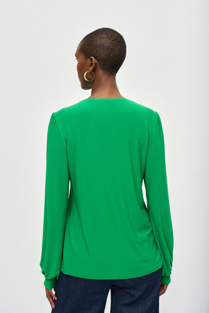 silky-knit-flared-top-in-envy-joseph-ribkoff-back-view_1200x