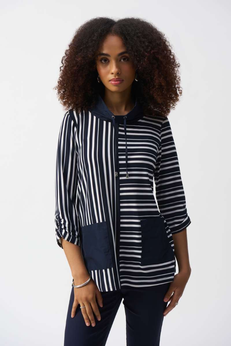 silky-knit-stripe-print-boxy-tunic-in-vanilla-midnight-blue-joseph-ribkoff-front-view_1200x