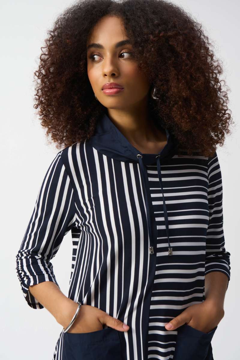 silky-knit-stripe-print-boxy-tunic-in-vanilla-midnight-blue-joseph-ribkoff-front-view_1200x