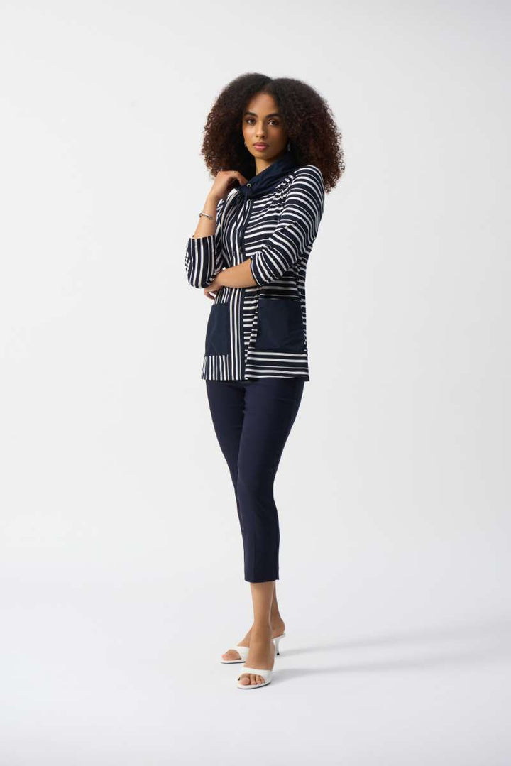 silky-knit-stripe-print-boxy-tunic-in-vanilla-midnight-blue-joseph-ribkoff-front-view_1200x