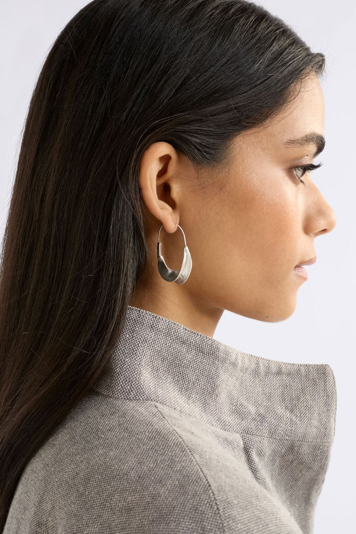 ELK Sitta Hoop in Gold or Silver by Elk the Label in Gold