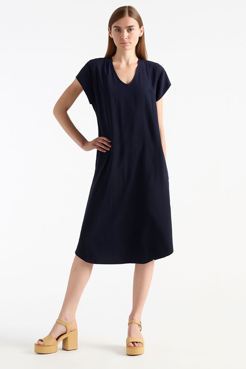 Slide Dress in Navy F67 3269 by MELA PURDIE