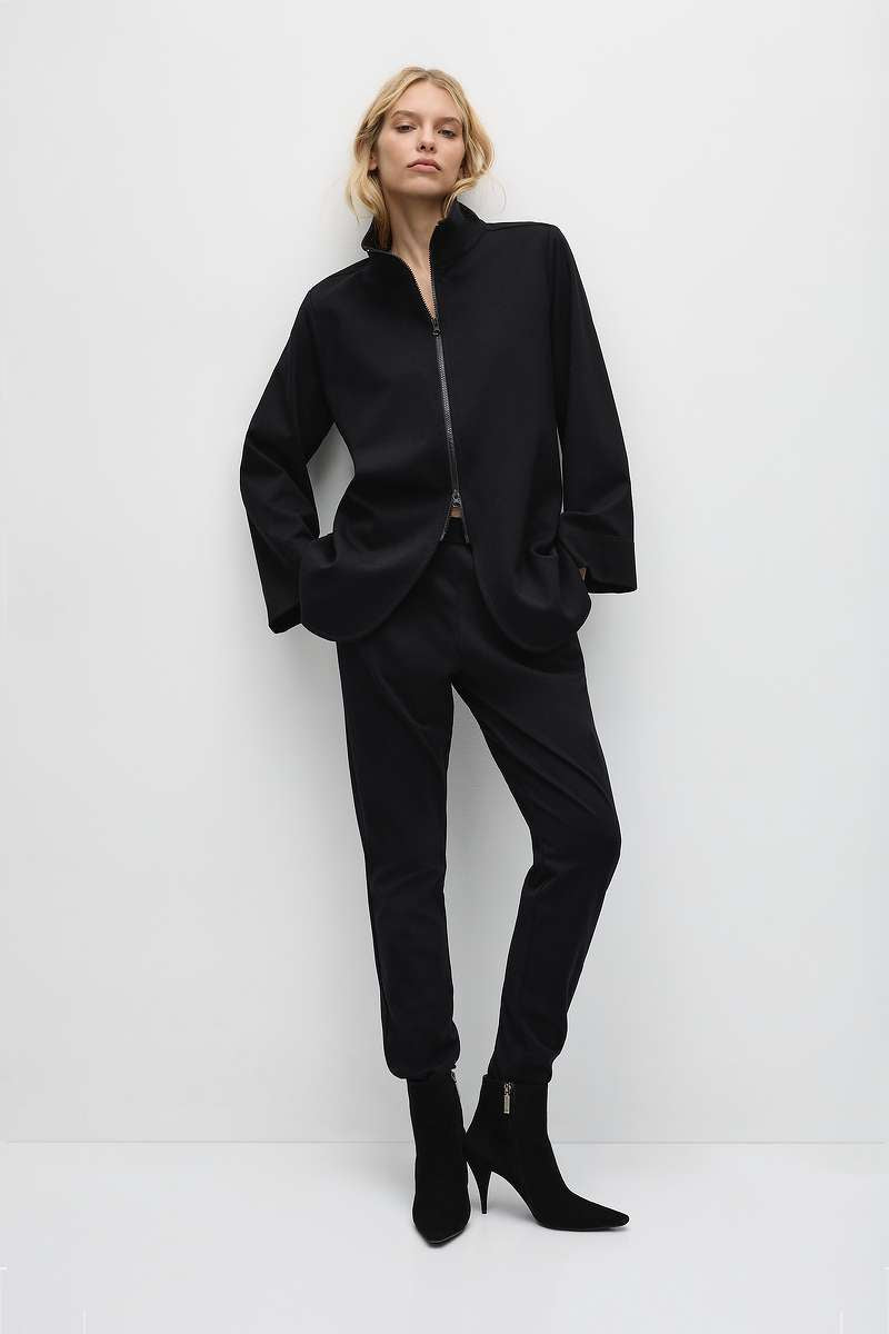 Pre Order Slim Pant in Black F095 1939 by MELA PURDIE