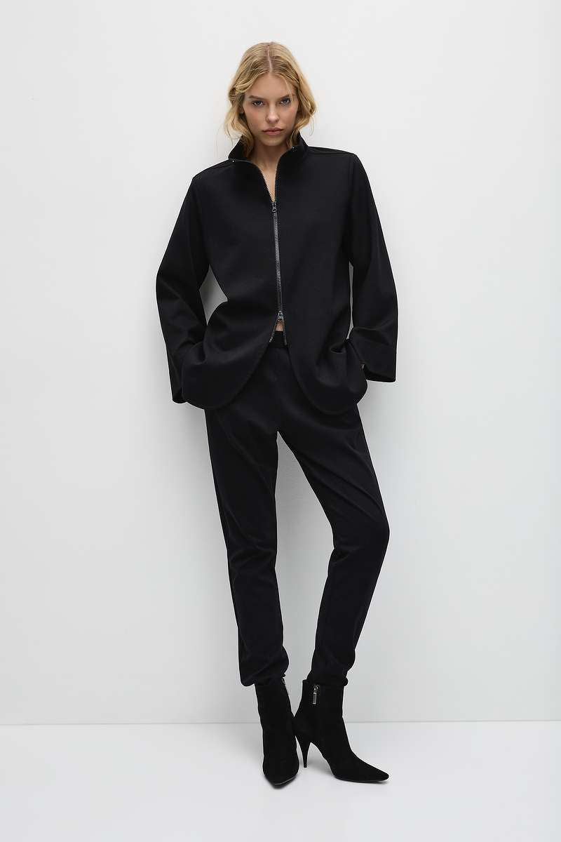 Pre Order Slim Pant in Black F095 1939 by MELA PURDIE