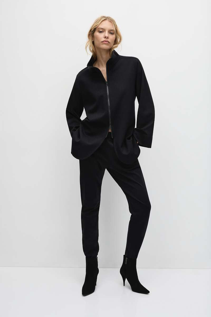 Pre Order Slim Pant in Black F095 1939 by MELA PURDIE