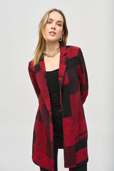 sweater-knit-patchwork-print-long-blazer-in-black-red-joseph-ribkoff-front-view_1200x
