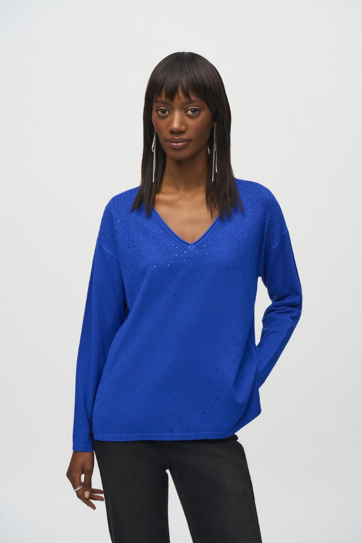 sweater-knit-v-neck-pullover-in-royal-sapphire-joseph-ribkoff-front-view_1200x