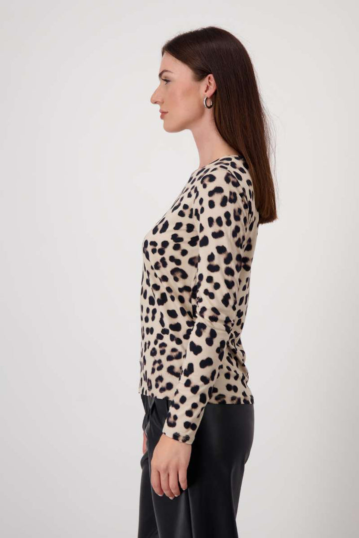 T-Shirt in Milk Chocolate 808598MNR by Monari in Milk Chocolate, size 34