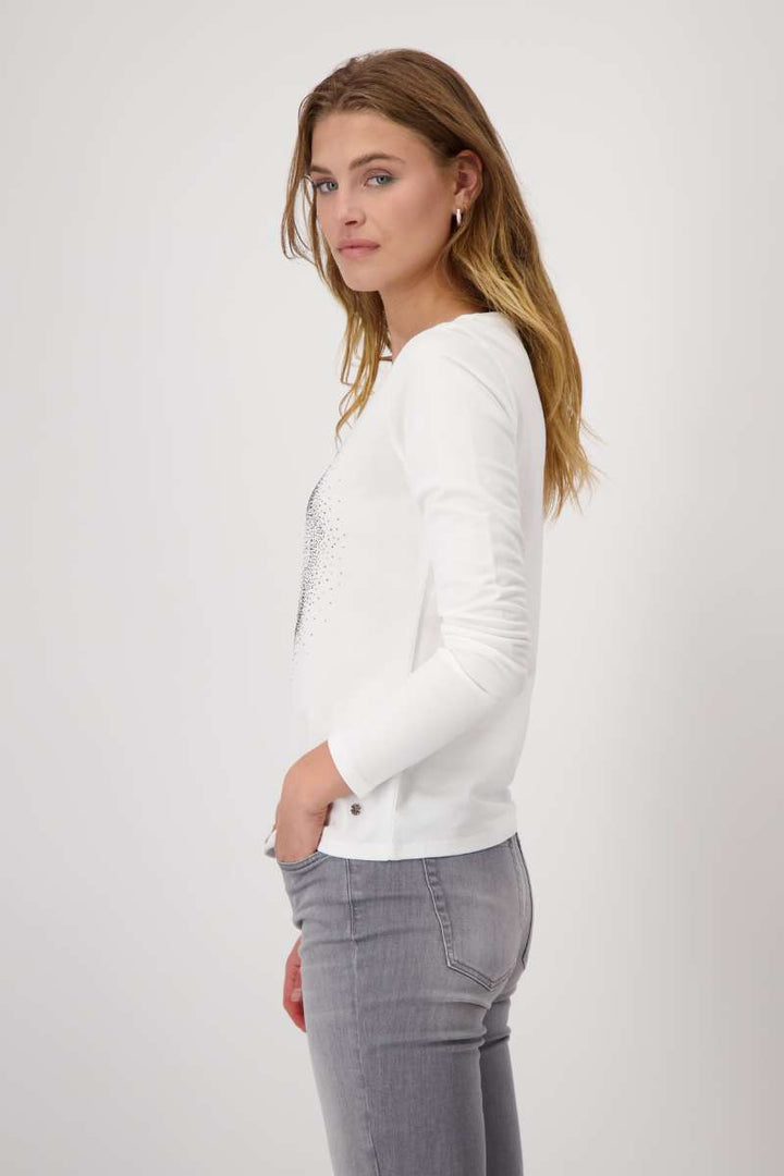 T-Shirt in Off White 808530MNR by Monari in Off White, size 34