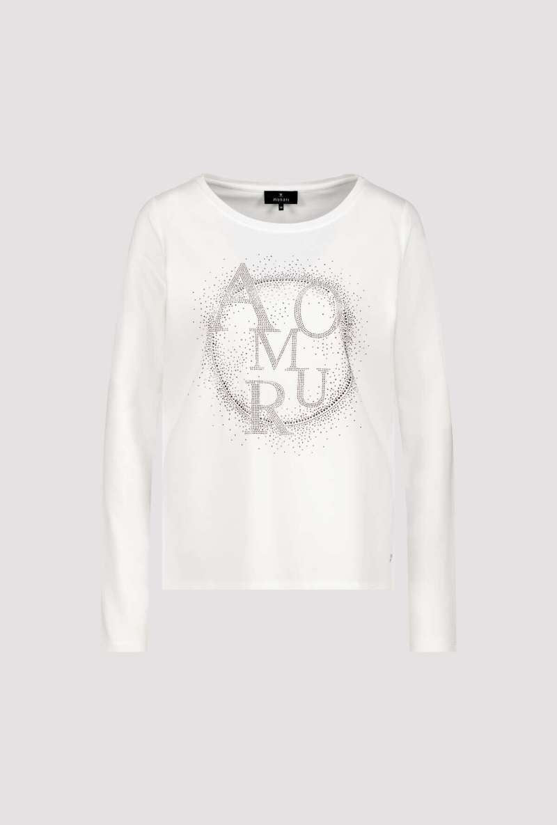 T-Shirt in Off White 808530MNR by Monari