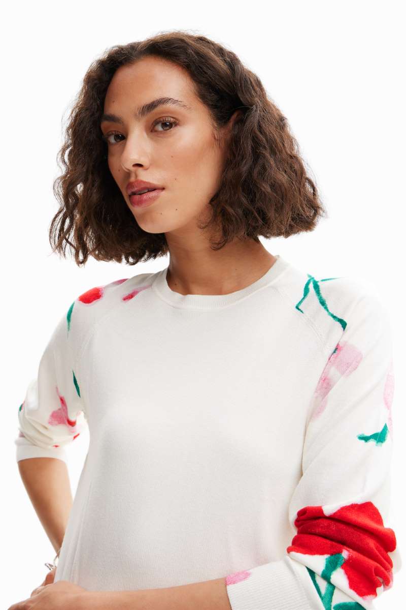 watercolour-floral-pullover-in-linen-white-desigual-front-view_1200x