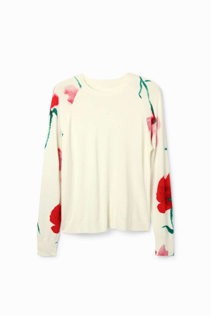 watercolour-floral-pullover-in-linen-white-desigual-front-view_1200x