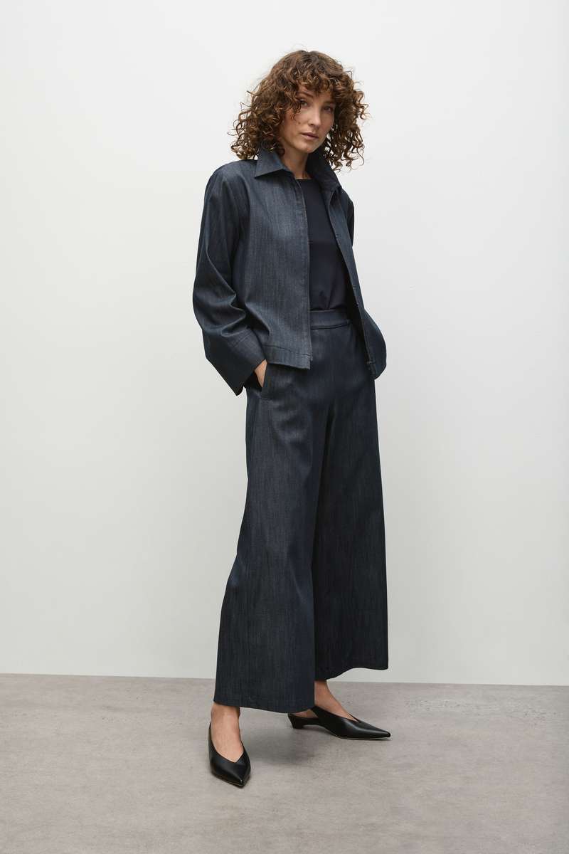 Pre Order Welt Pocket Pant F415 1816 in Deep Indigo by MELA PURDIE