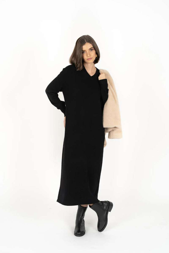 Whisper Dress HW25216 by Humidity Lifestyle in Black, size XS