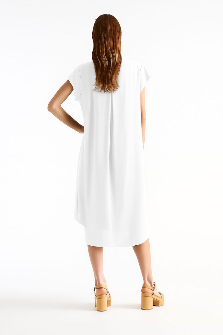 Mela Purdie Slide Dress in White F67 3269 by MELA PURDIE in 12-M / White