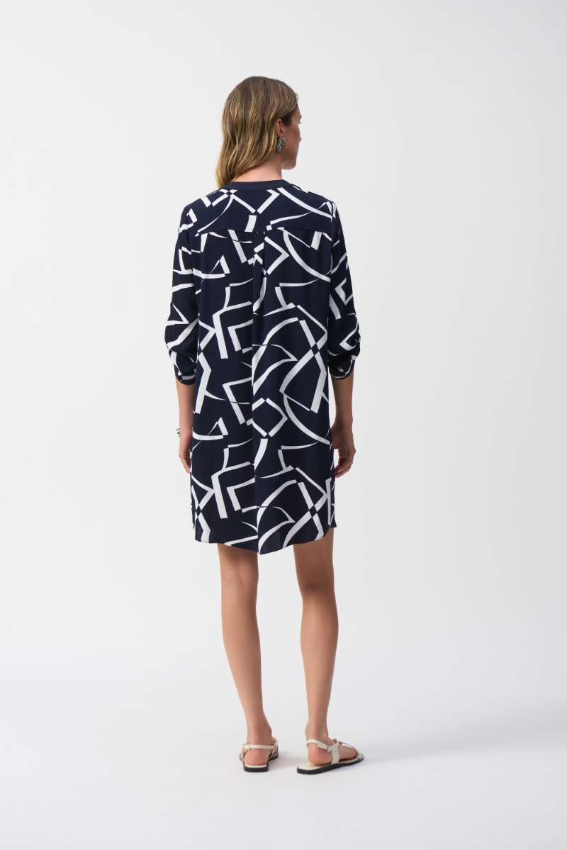 woven-geometric-print-straight-dress-in-midnight-blue-vanilla-joseph-ribkoff-back-view_1200x