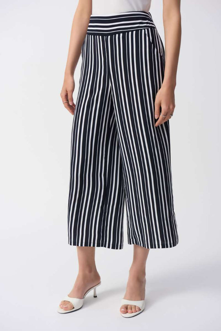 woven-stripe-print-culotte-pants-in-vanilla-midnight-blue-joseph-ribkoff-front-view_1200x