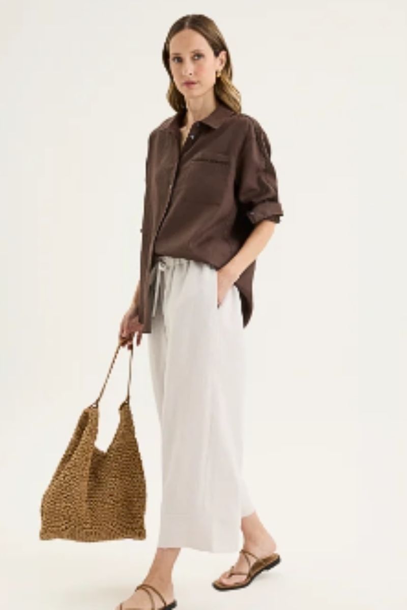 Tirari Palazzo YTWN8994 Pant 8994 in Twine by Yarra Trail