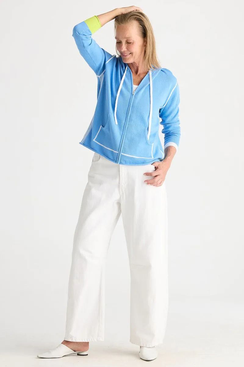 Sports Hoodie in Cornflower by Zaket & Plover – ZP8816