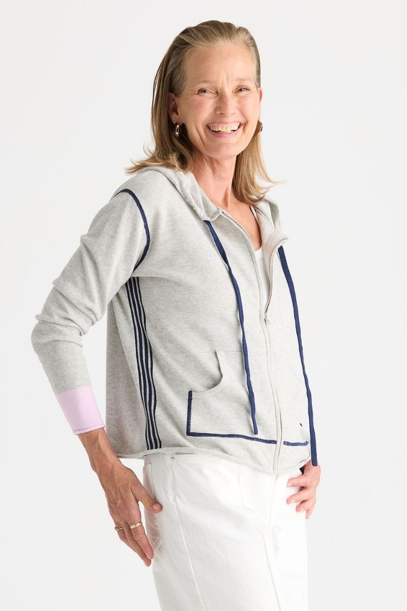 Sports Hoodie in Light Marle by Zaket & Plover – ZP8816
