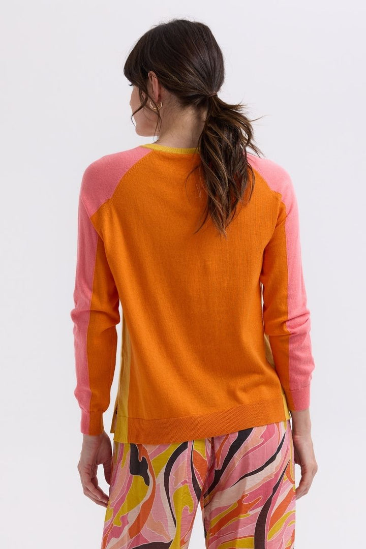 Baseball Jumper ZP7703 by Zaket & Plover in XS / Blush