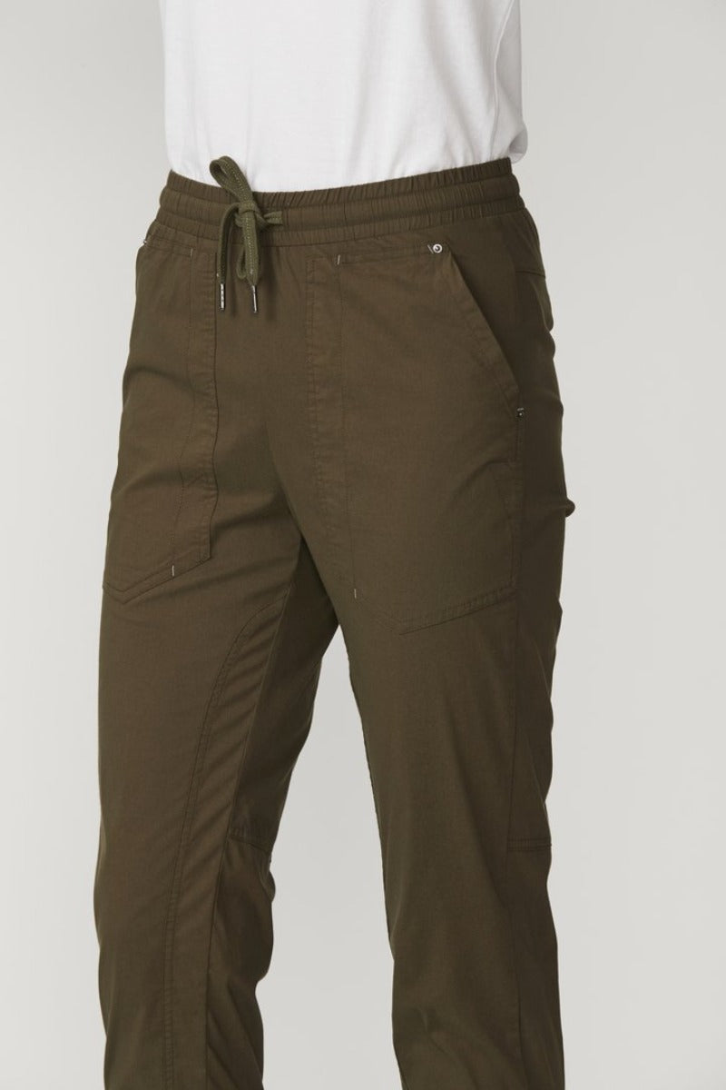 Lania-L.T.L-Port-7/8-Pant-Olive-NLA2743F-Front View_1200px