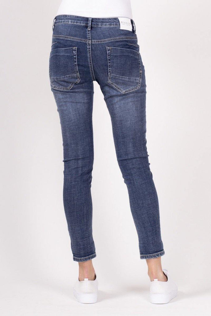 Barbera Button Fly Jeans by Bianco - Weekends on 2nd Ave