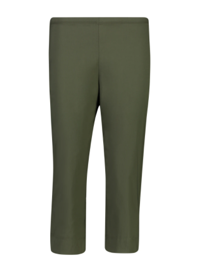 FOIL Refined 3/4 Trapeze Pant in Stone - Weekends on 2nd Ave