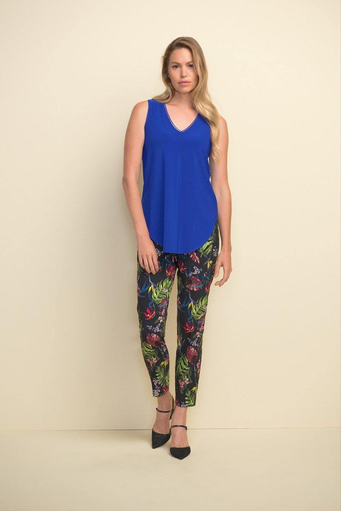 Scoop Neck Singlet Top in Royal Sapphire by Joseph Ribkoff - Weekends on 2nd Ave