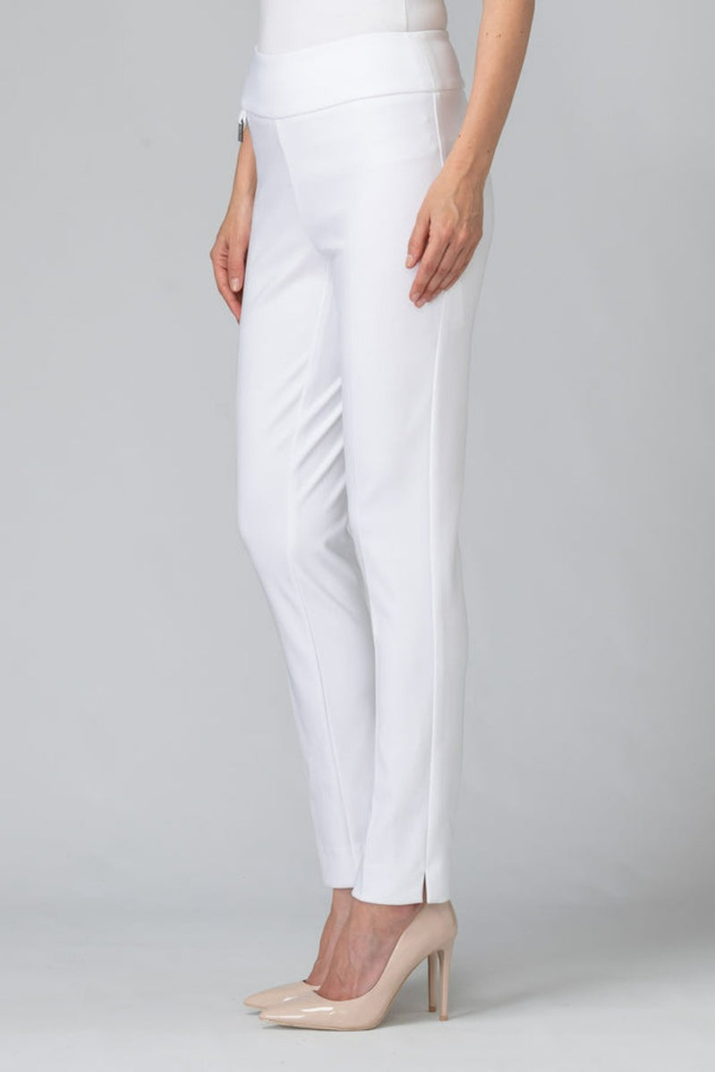Joseph Ribkoff Classic Tailored Slim Pant 144092 in White Weekends