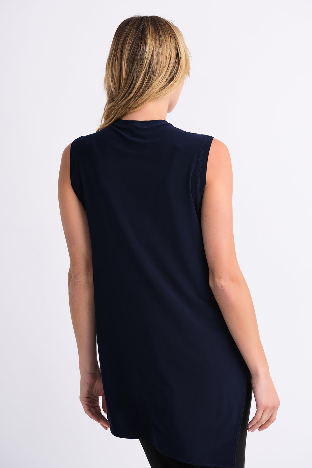 V-Neck Sleeveless Tunic In Midnight Blue 161060 by Joseph Ribkoff