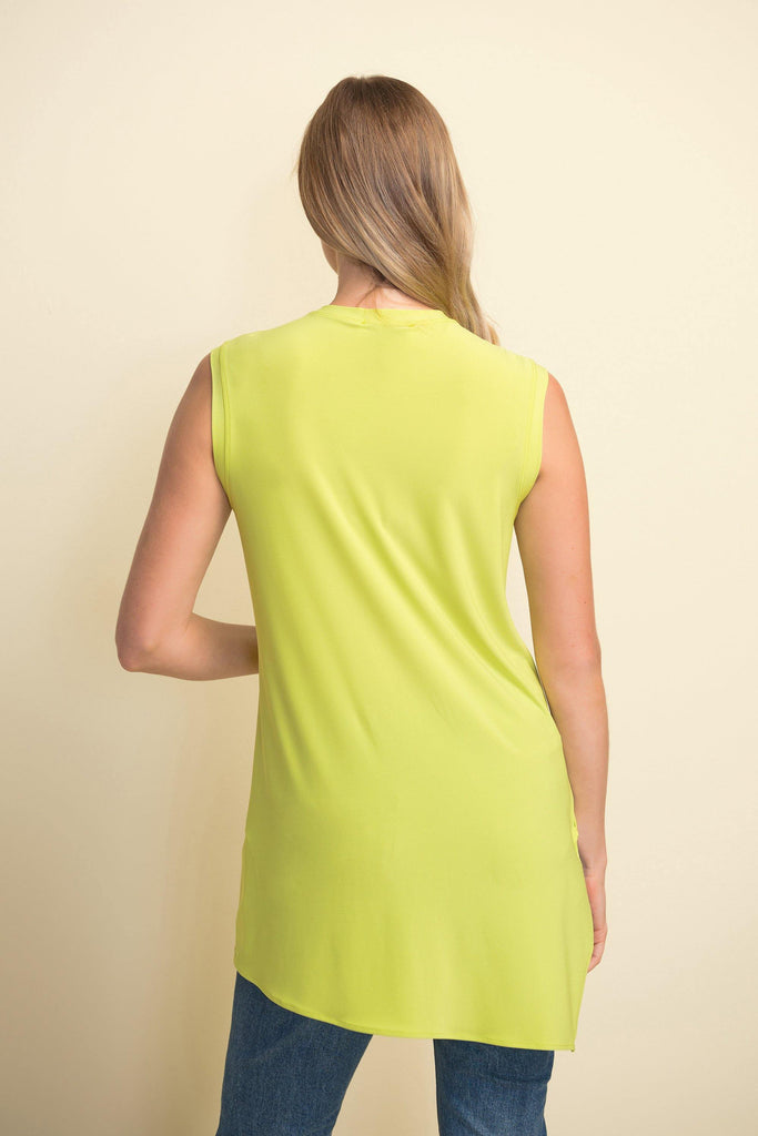 V-Neck Sleeveless Tunic by Joseph Ribkoff - Limeade - Weekends on 2nd Ave