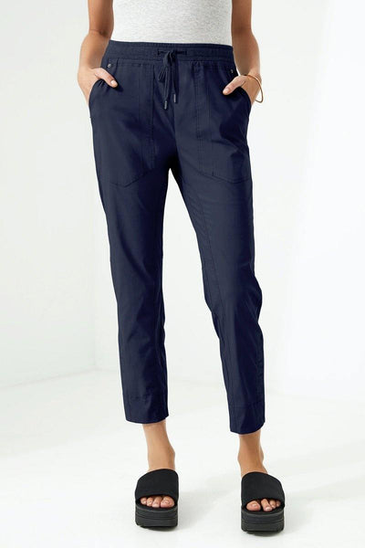 Port 7/8 Pant by Lania The Label in Navy - Weekends on 2nd Ave