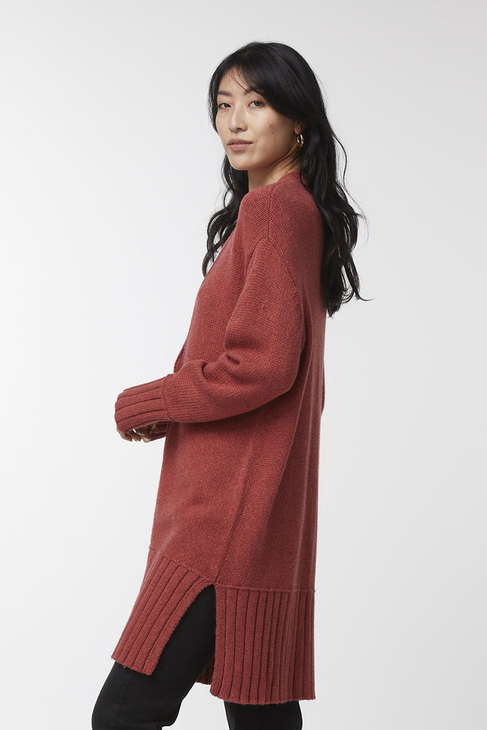 Zaket-and-Plover-Long-Line-Cardi-Autumn-ZP4137-Side View_1200px