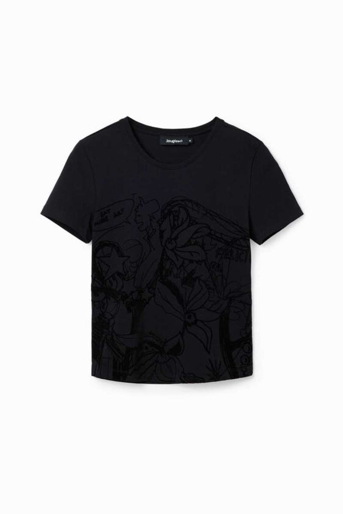 embossed-illustration-t-shirt-in-black-desigual-front-view_1200x