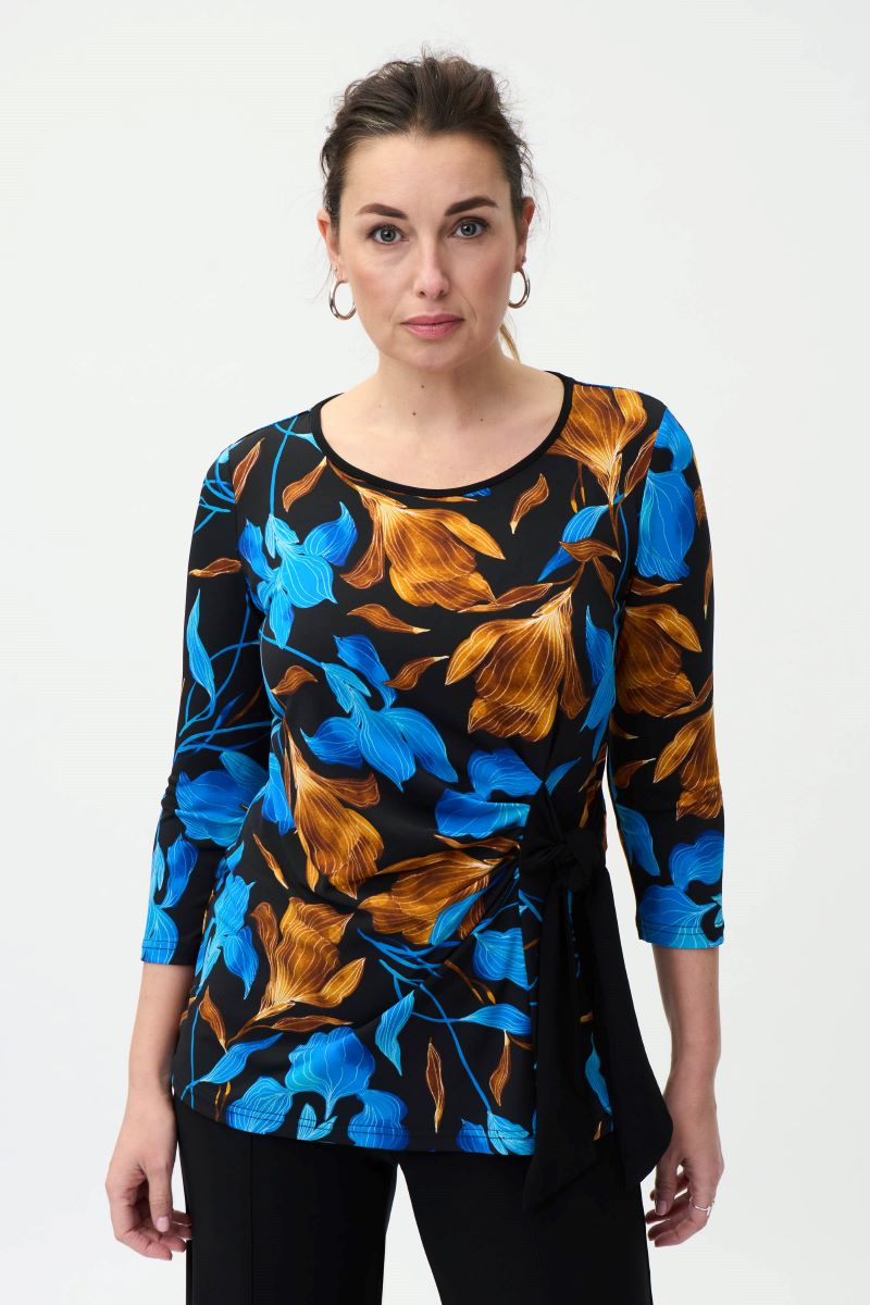 floral-print-tunic-in-black-multi-joseph-ribkoff-front-view_1200x