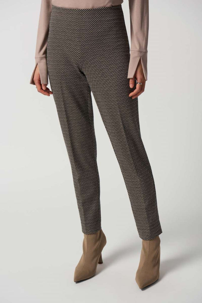 geometric-print-slim-fit-pants-in-black-beige-joseph-ribkoff-front-view_1200x