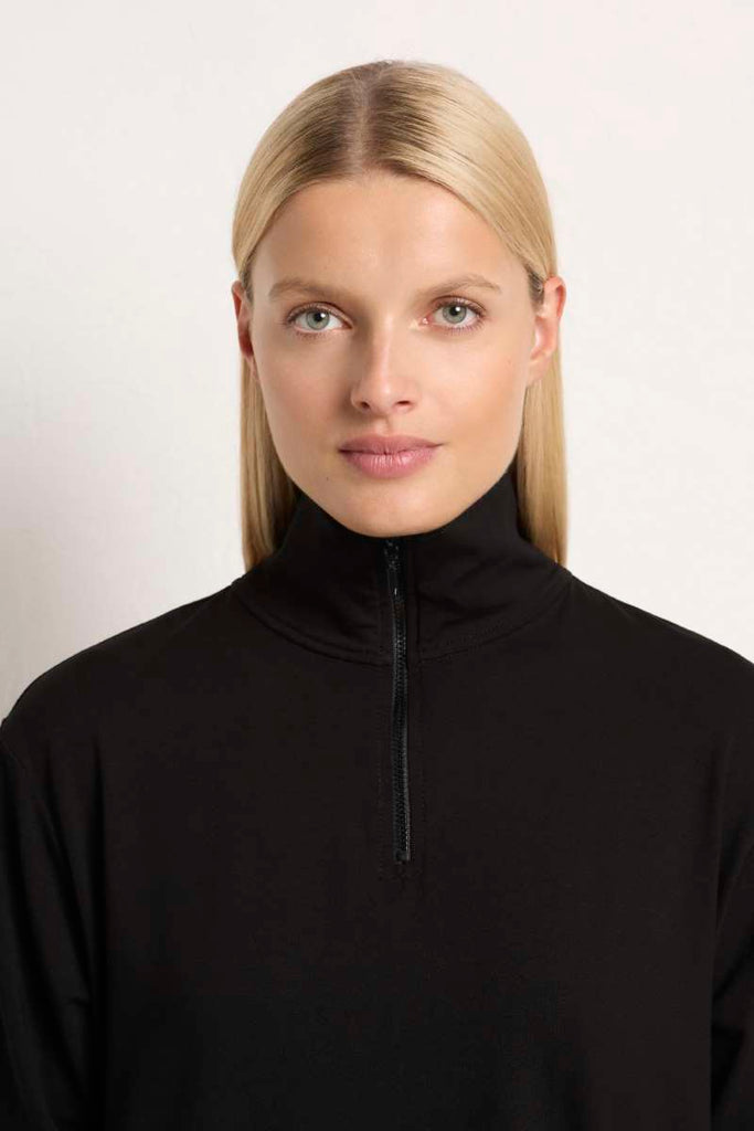 half-zip-sweater-in-black-mela-purdie-front-view_1200x