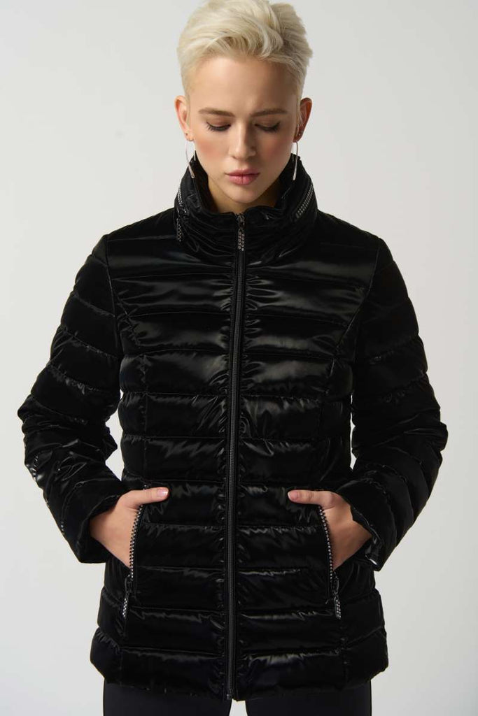 metallic-puffer-jacket-in-black-joseph-ribkoff-front-view_1200x