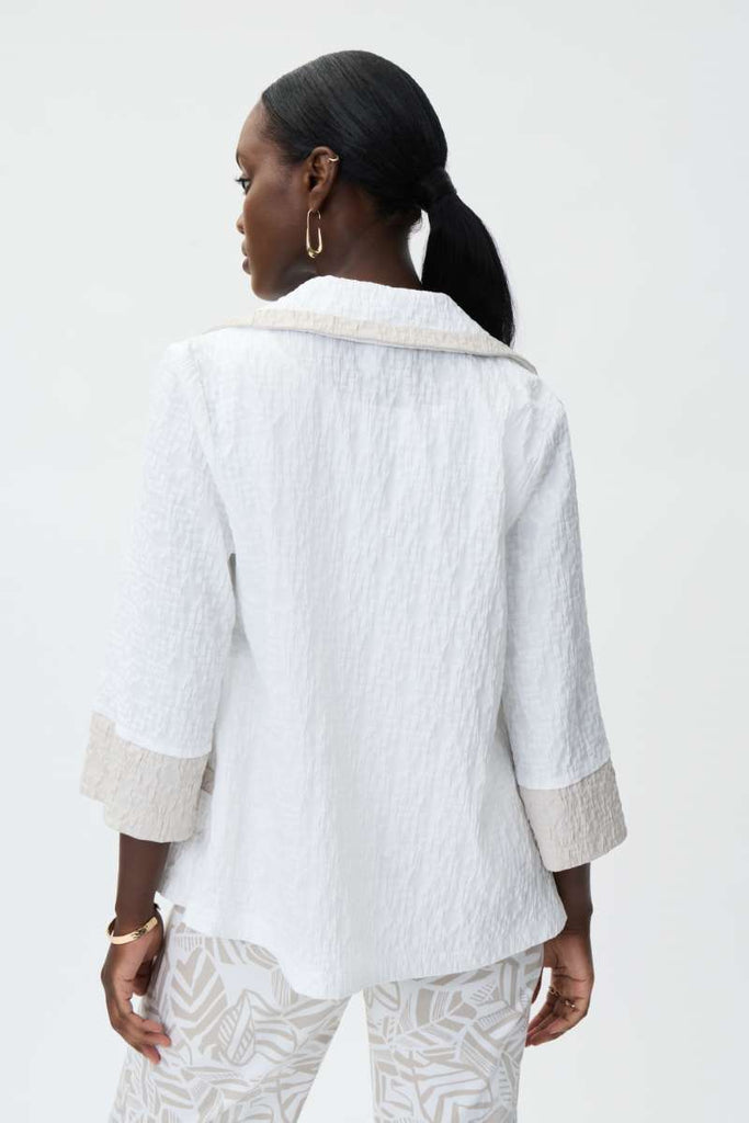 notched-collar-colour-block-jacket-in-white-moonstone-joseph-ribkoff-back-view-1200x