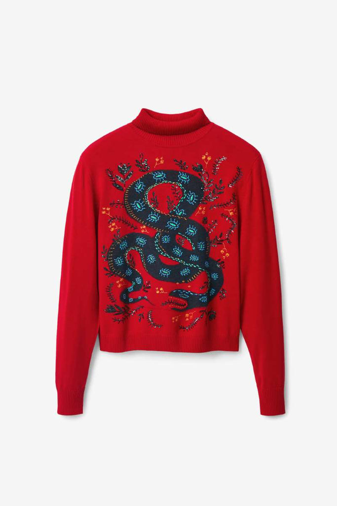 roll-neck-snake-pullover-in-red-against-desigual-front-view_1200x