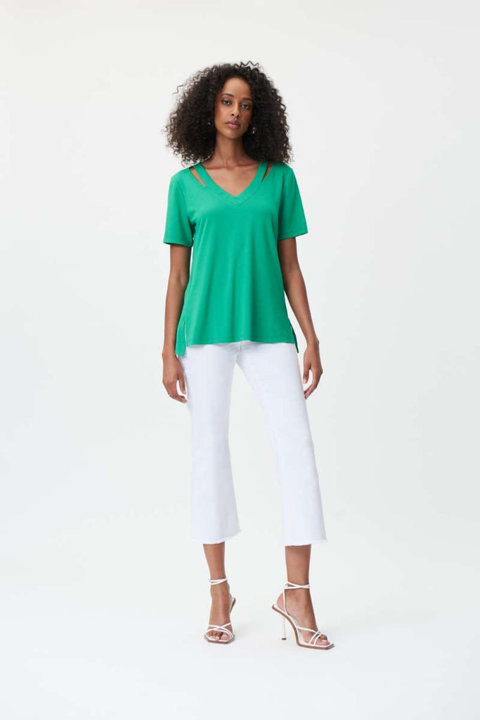 short-sleeve-v-neck-top-in-foliage-joseph-ribkoff-front-view_1200x