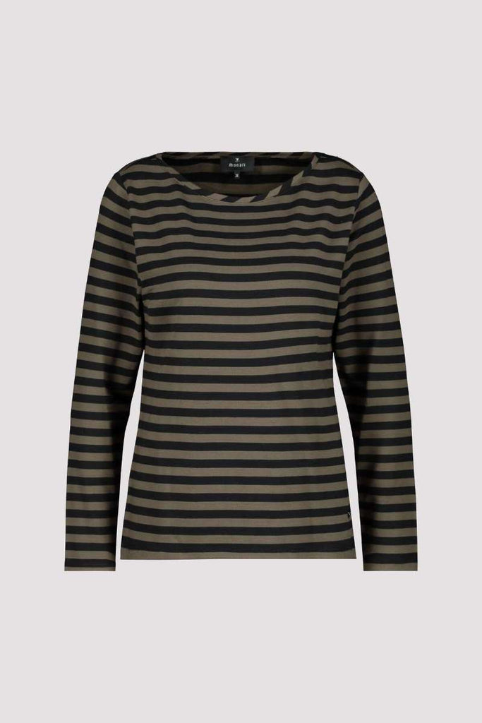 t-shirt-basic-stripes-in-olive-striped-monari-front-view_1200x