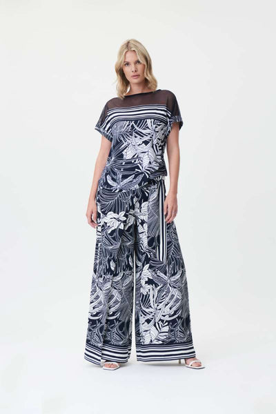 tropical-print-and-striped-top-in-midnight-blue-vanilla-joseph-ribkoff-front-view_1200x